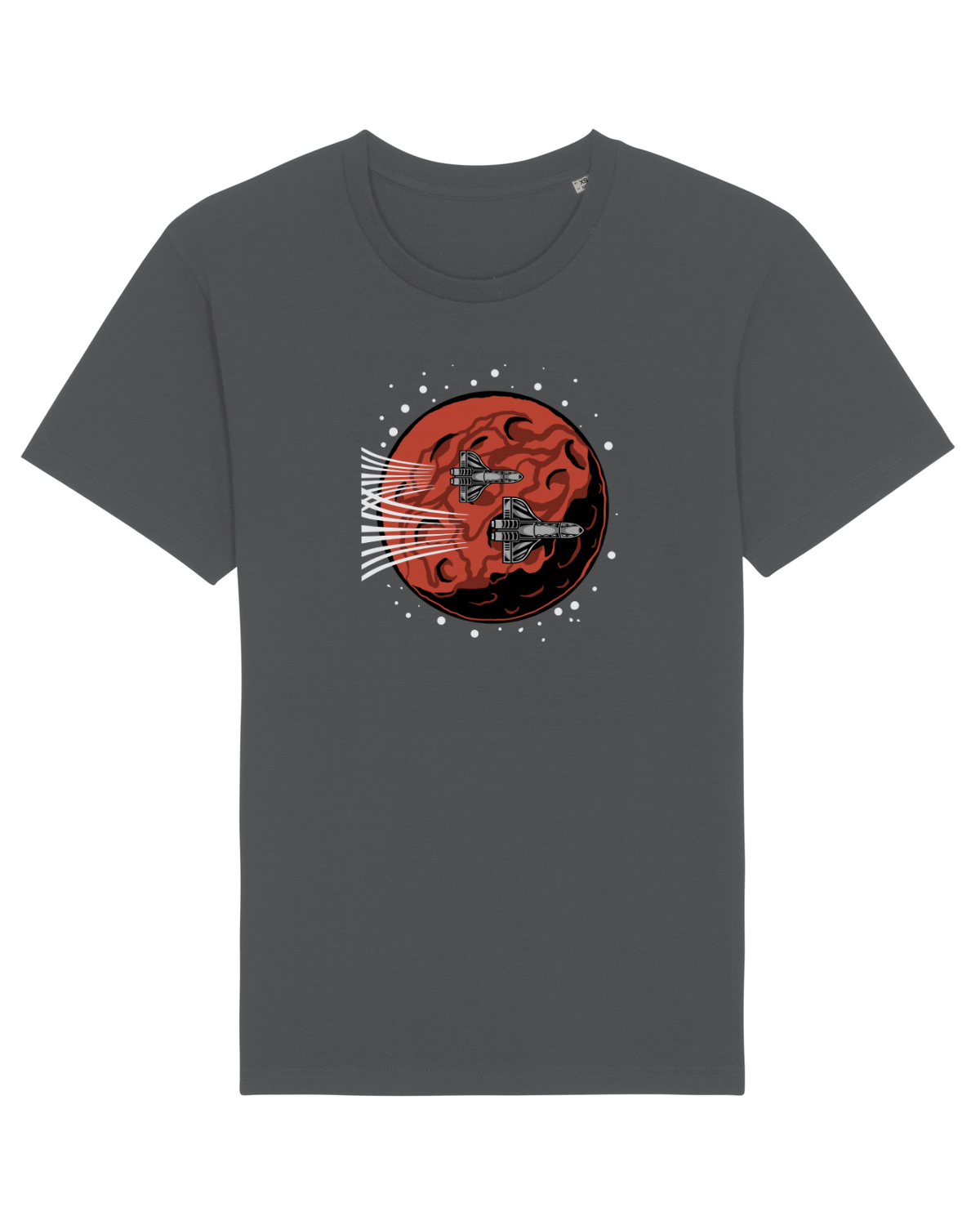 Tricou mânecă scurtă Unisex Rocker Anthracite