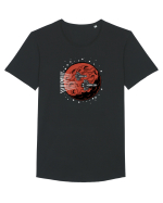 Space Tricou mânecă scurtă guler larg Bărbat Skater