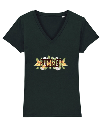 Summer Floral Black