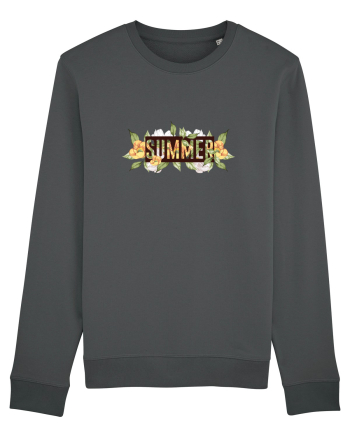 Summer Floral Anthracite