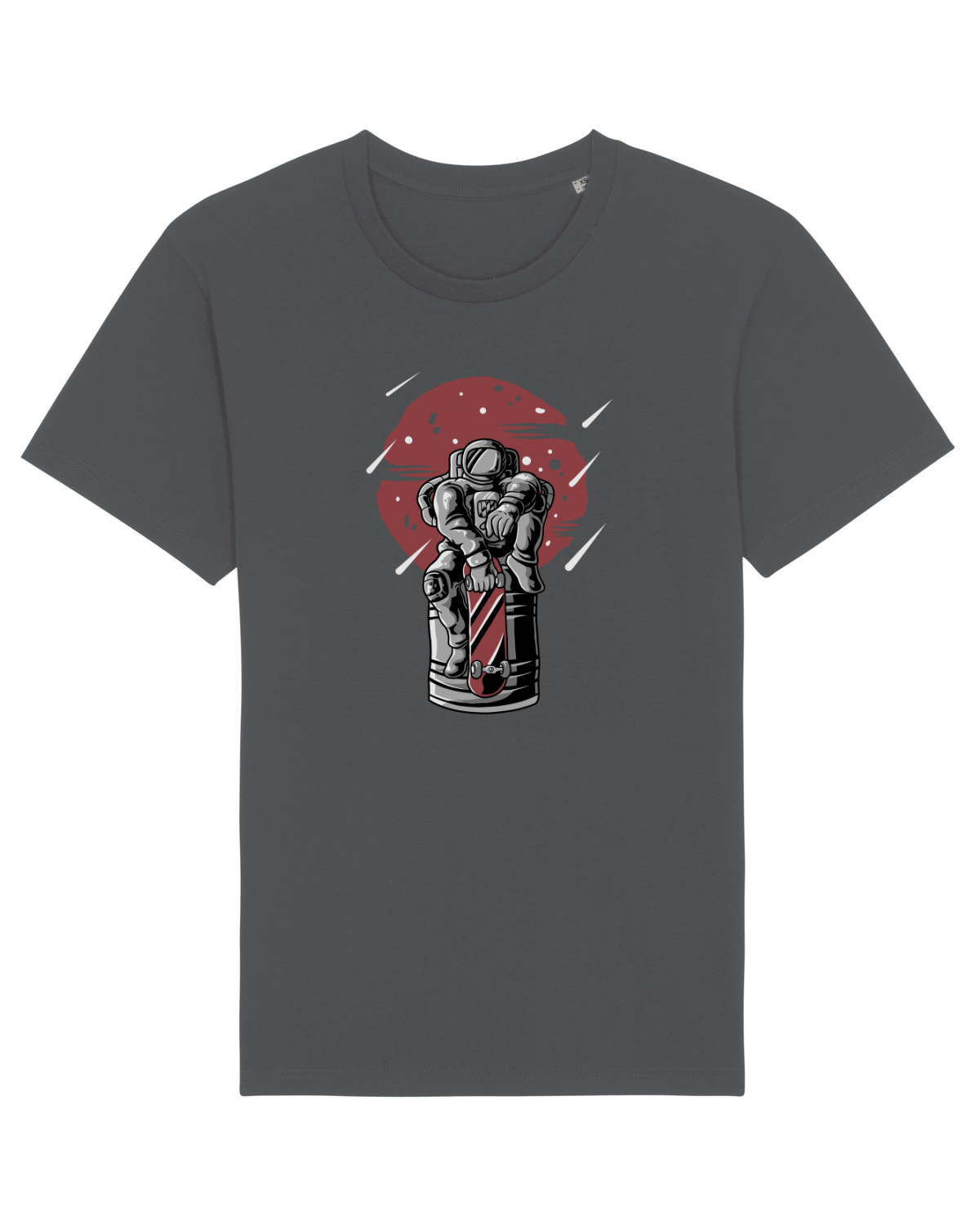 Tricou mânecă scurtă Unisex Rocker Anthracite