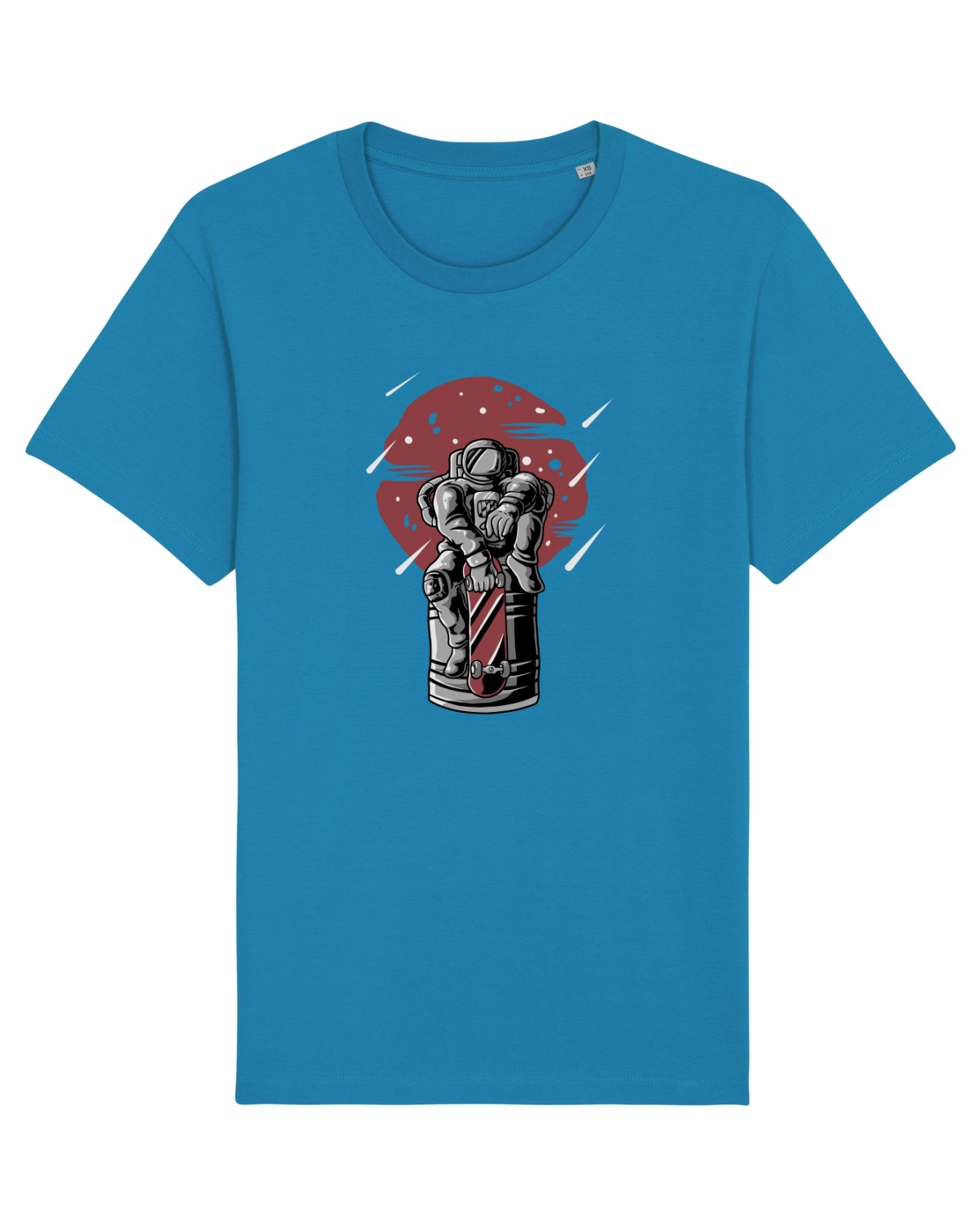 Tricou mânecă scurtă Unisex Rocker Azur