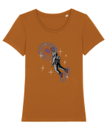 Space NBA Tricou mânecă scurtă guler larg fitted Damă Expresser