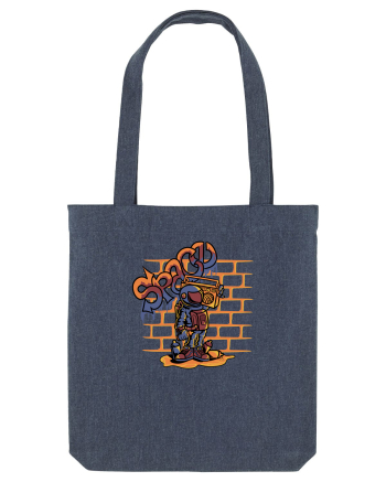 Graffiti Midnight Blue