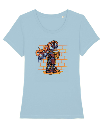 Graffiti Sky Blue