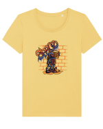 Graffiti Tricou mânecă scurtă guler larg fitted Damă Expresser