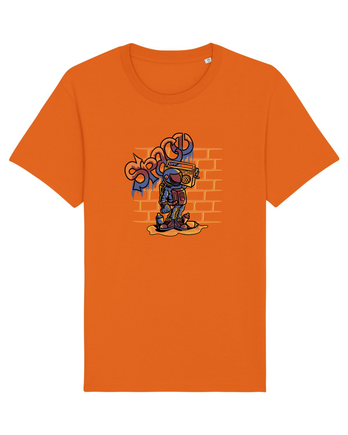 Tricou mânecă scurtă Unisex Rocker Bright Orange