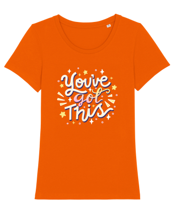 You've got this! Bright Orange