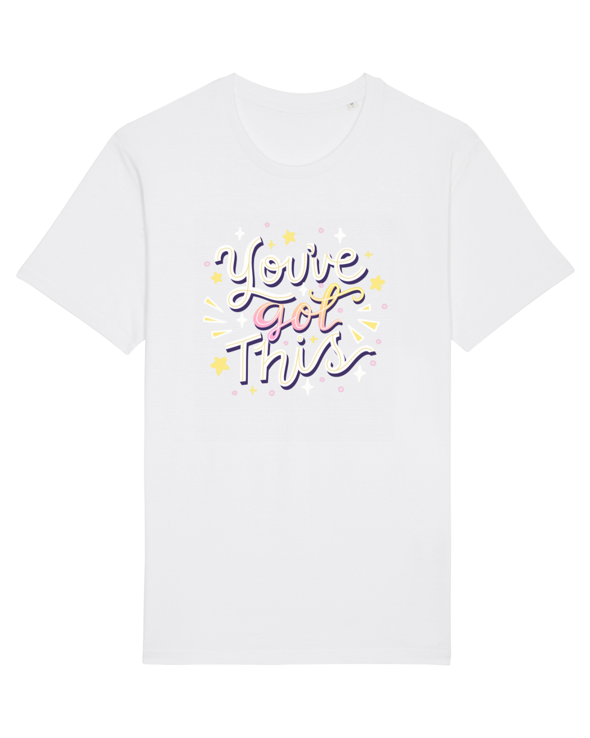 Tricou mânecă scurtă Unisex Rocker White