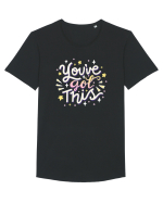 You've got this! Tricou mânecă scurtă guler larg Bărbat Skater