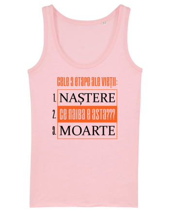 Cele 3 etape ale vietii Cotton Pink