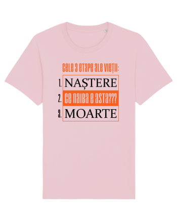 Cele 3 etape ale vietii Cotton Pink