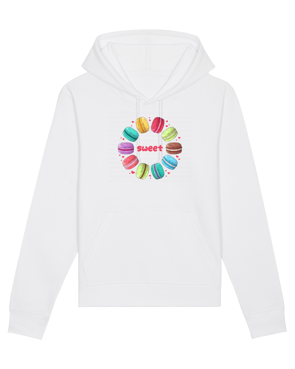 Hanorac Unisex Drummer White