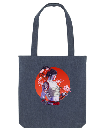 Japan Samurai Girl Midnight Blue