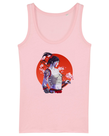 Japan Samurai Girl Cotton Pink