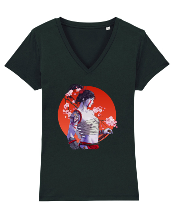 Japan Samurai Girl Black