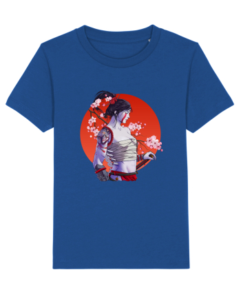 Japan Samurai Girl Majorelle Blue