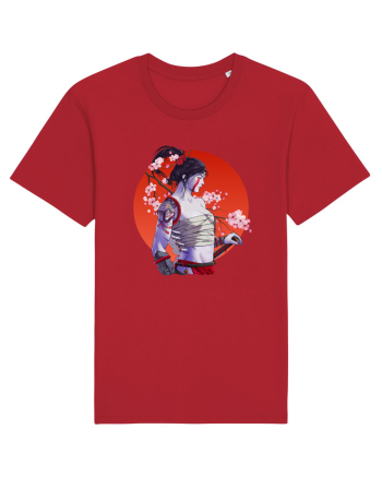 Japan Samurai Girl Red