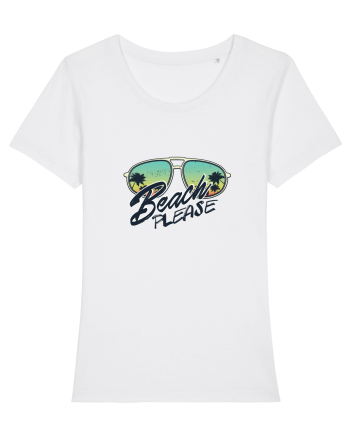 Beach Please White
