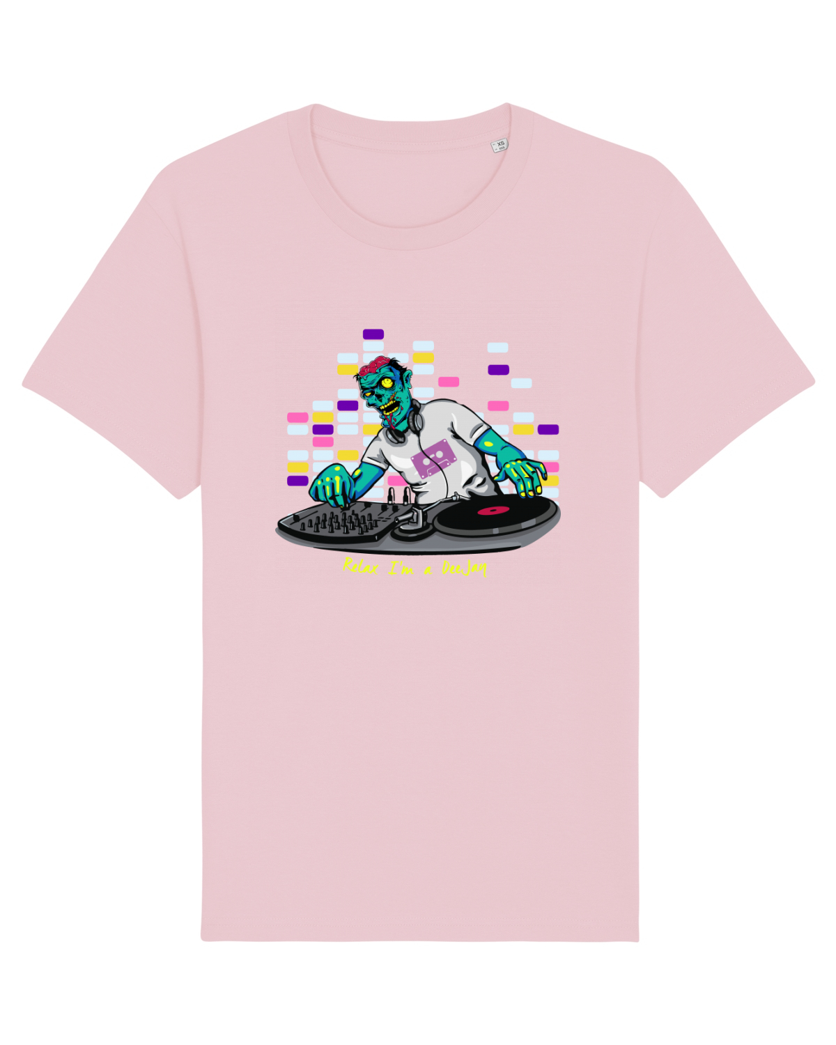 Tricou mânecă scurtă Unisex Rocker Cotton Pink