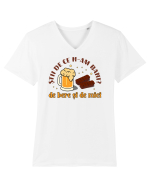 Bere si mici Tricou mânecă scurtă guler V Bărbat Presenter