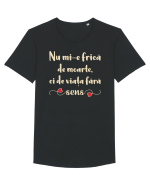 Pentru cupluri T1 Tricou mânecă scurtă guler larg Bărbat Skater