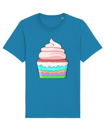 Delicious colored pink cupcake Azur