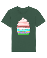 Delicious colored pink cupcake Tricou mânecă scurtă Unisex Rocker