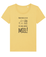 mielu Tricou mânecă scurtă guler larg fitted Damă Expresser