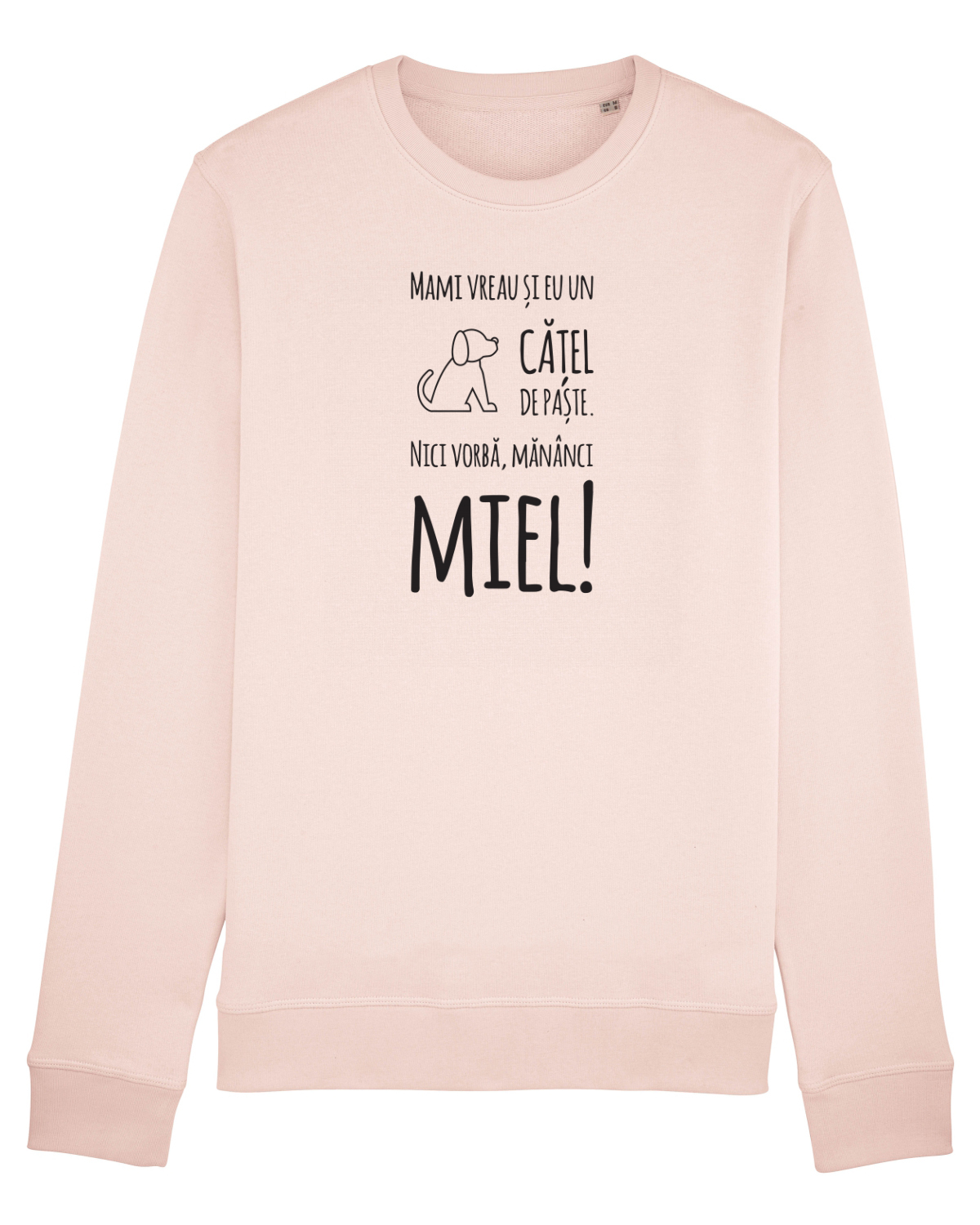 Bluză mânecă lungă Unisex Rise Candy Pink
