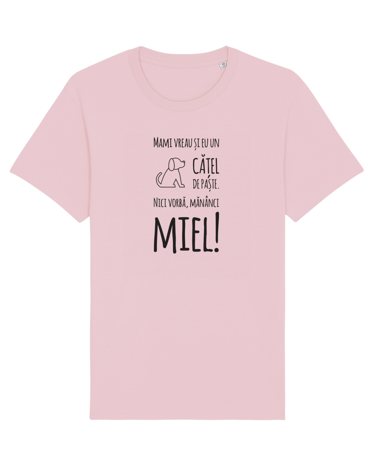 Tricou mânecă scurtă Unisex Rocker Cotton Pink