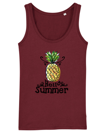 Hello Summer Ananas Burgundy