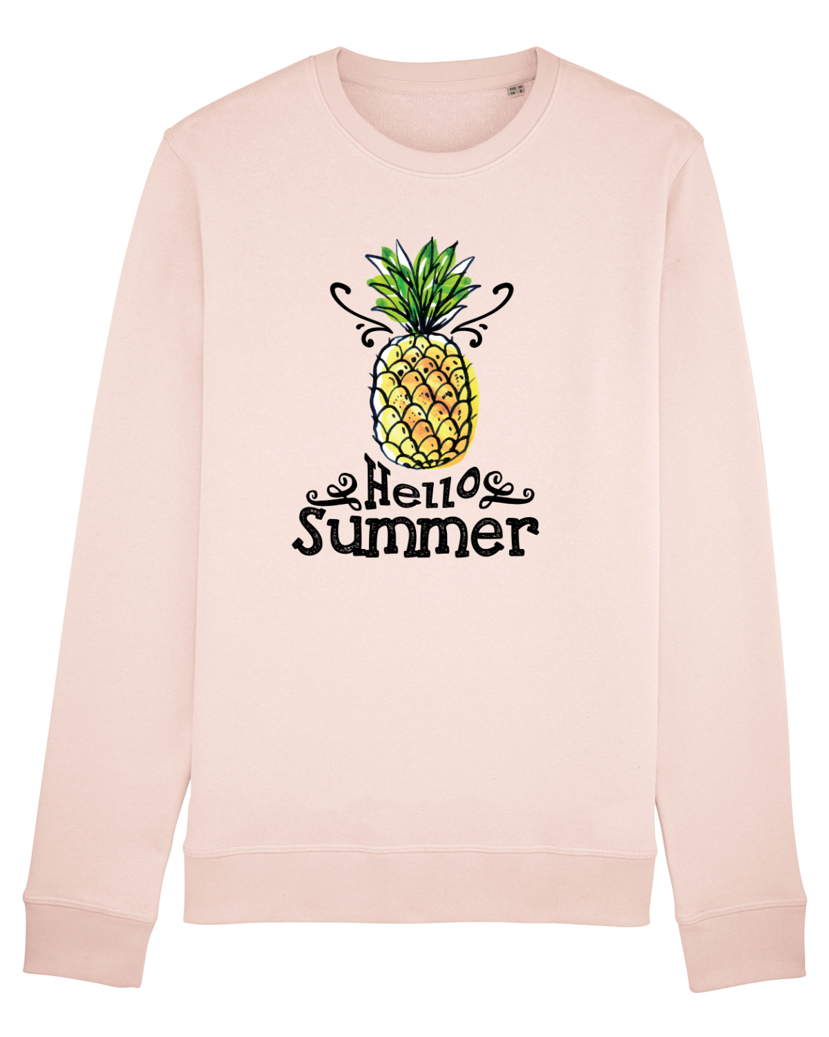Bluză mânecă lungă Unisex Rise Candy Pink