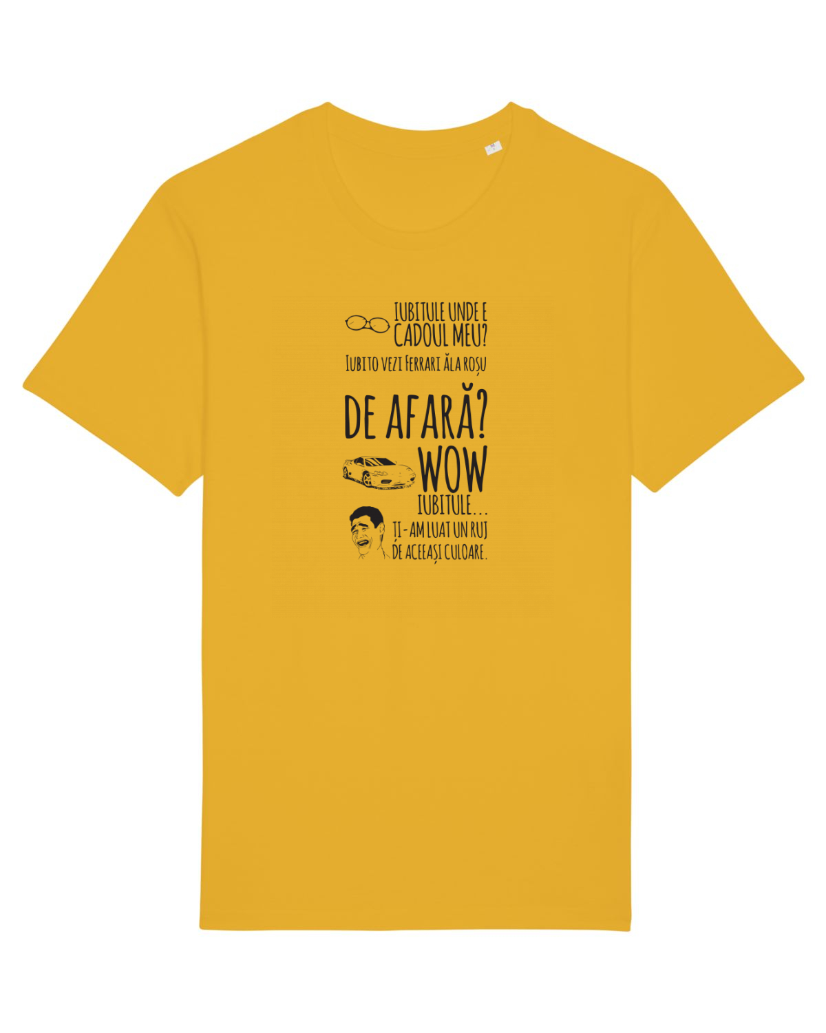 Tricou mânecă scurtă Unisex Rocker Spectra Yellow