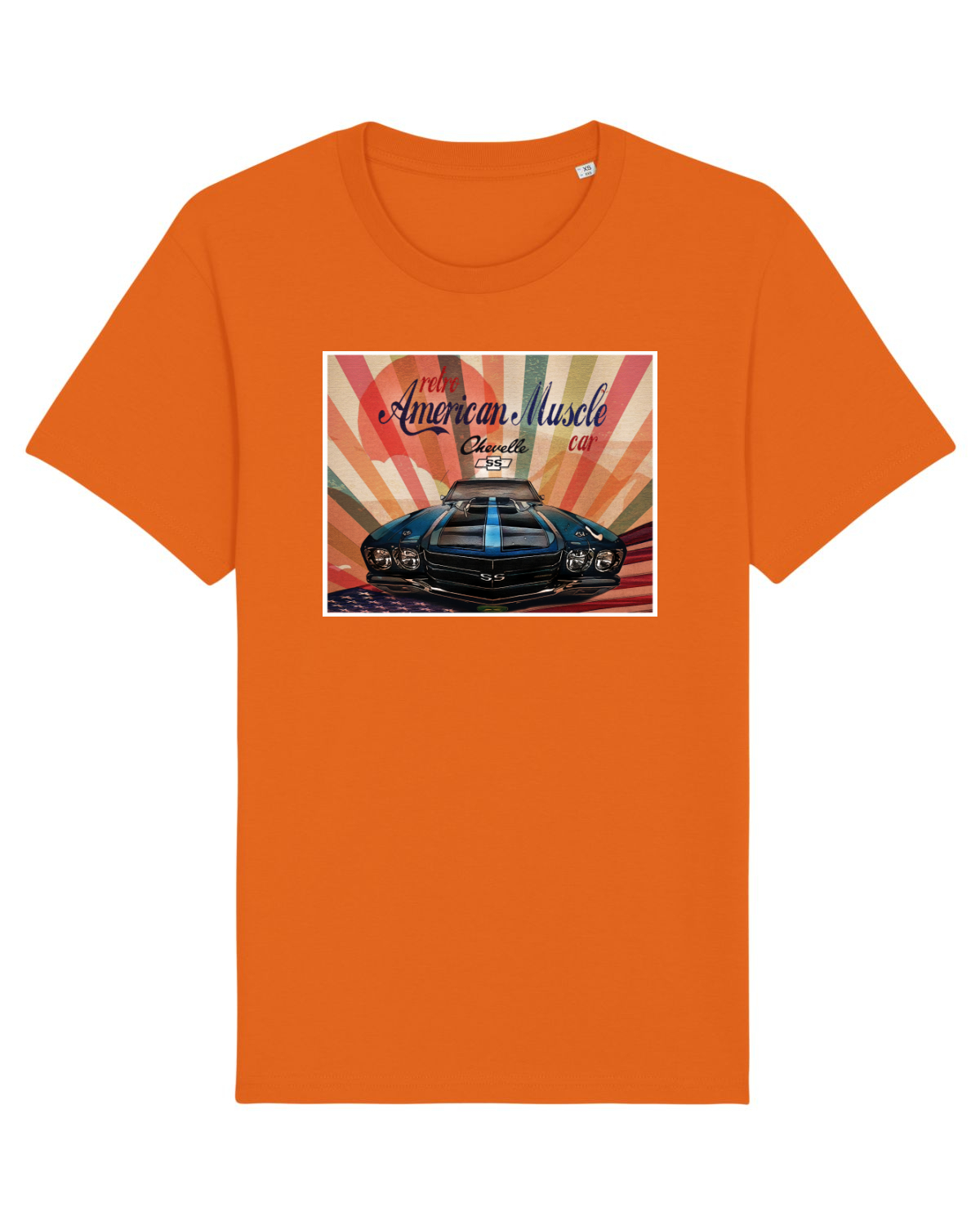 Tricou mânecă scurtă Unisex Rocker Bright Orange