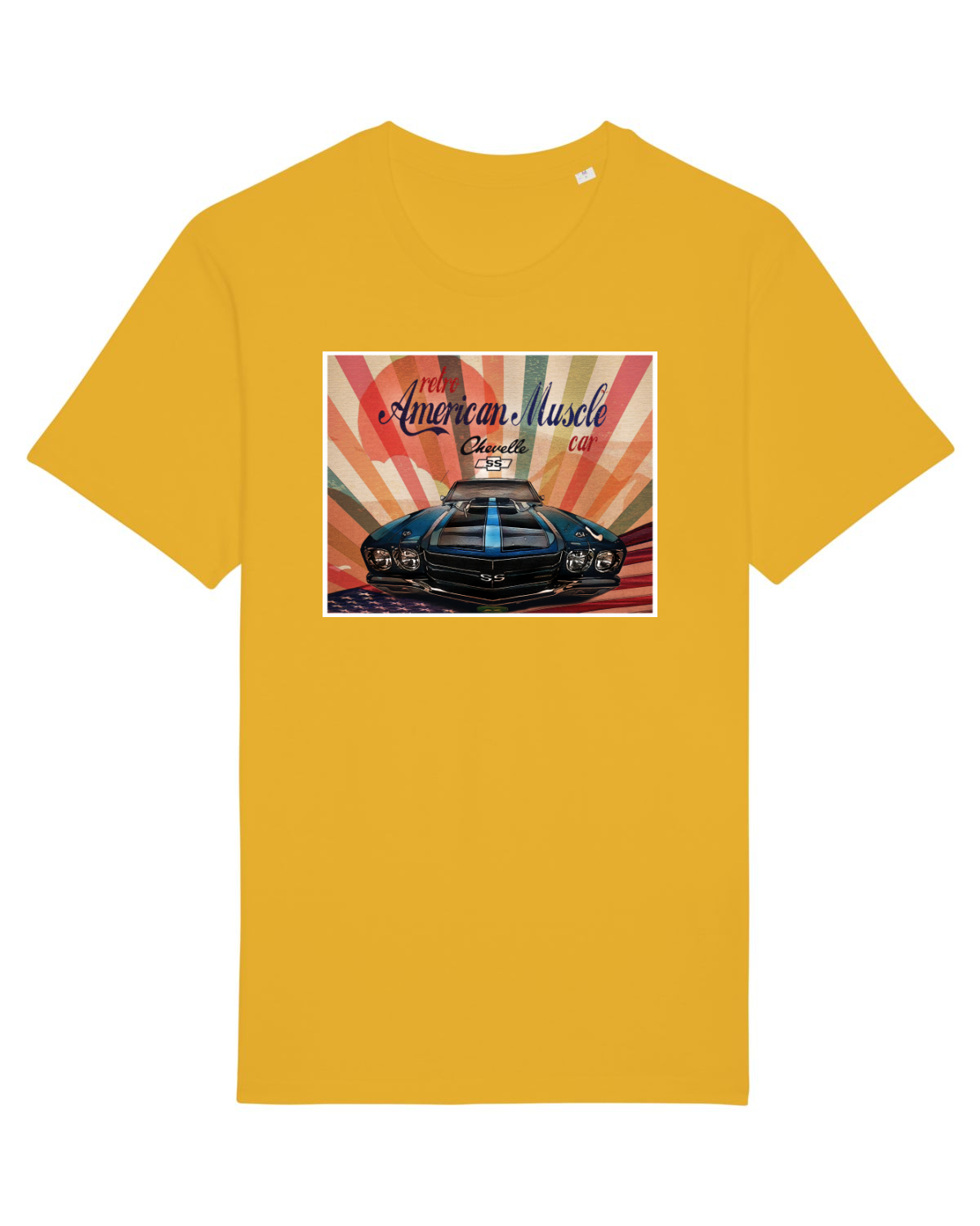 Tricou mânecă scurtă Unisex Rocker Spectra Yellow