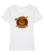 Chocolate IS The Answer,No Matter What Question Is Tricou mânecă scurtă guler larg fitted Damă Expresser