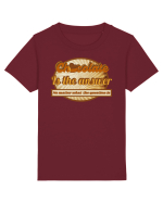 Chocolate IS The Answer,No Matter What Question Is Tricou mânecă scurtă  Copii Mini Creator