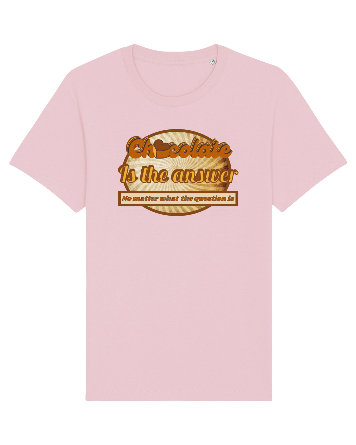 Tricou mânecă scurtă Unisex Rocker Cotton Pink