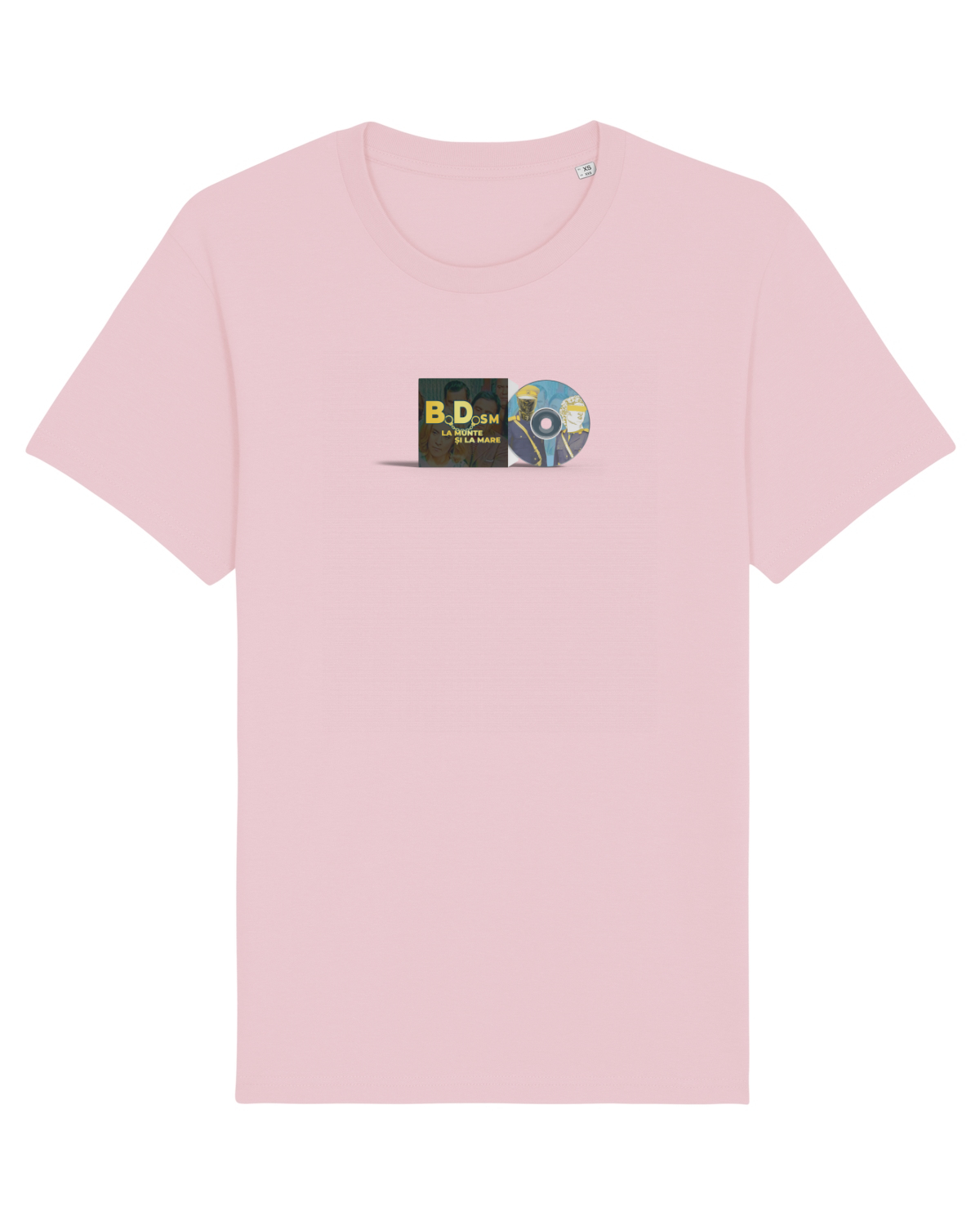Tricou mânecă scurtă Unisex Rocker Cotton Pink
