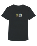 BDsm#3 Tricou mânecă scurtă guler larg Bărbat Skater