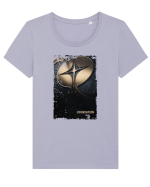 Foundation Tricou mânecă scurtă guler larg fitted Damă Expresser