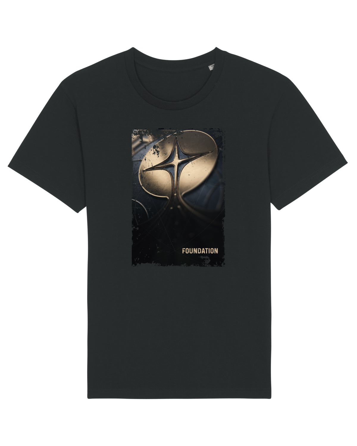 Tricou mânecă scurtă Unisex Rocker Black