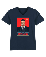 Thomas Shelby Tricou mânecă scurtă guler V Bărbat Presenter