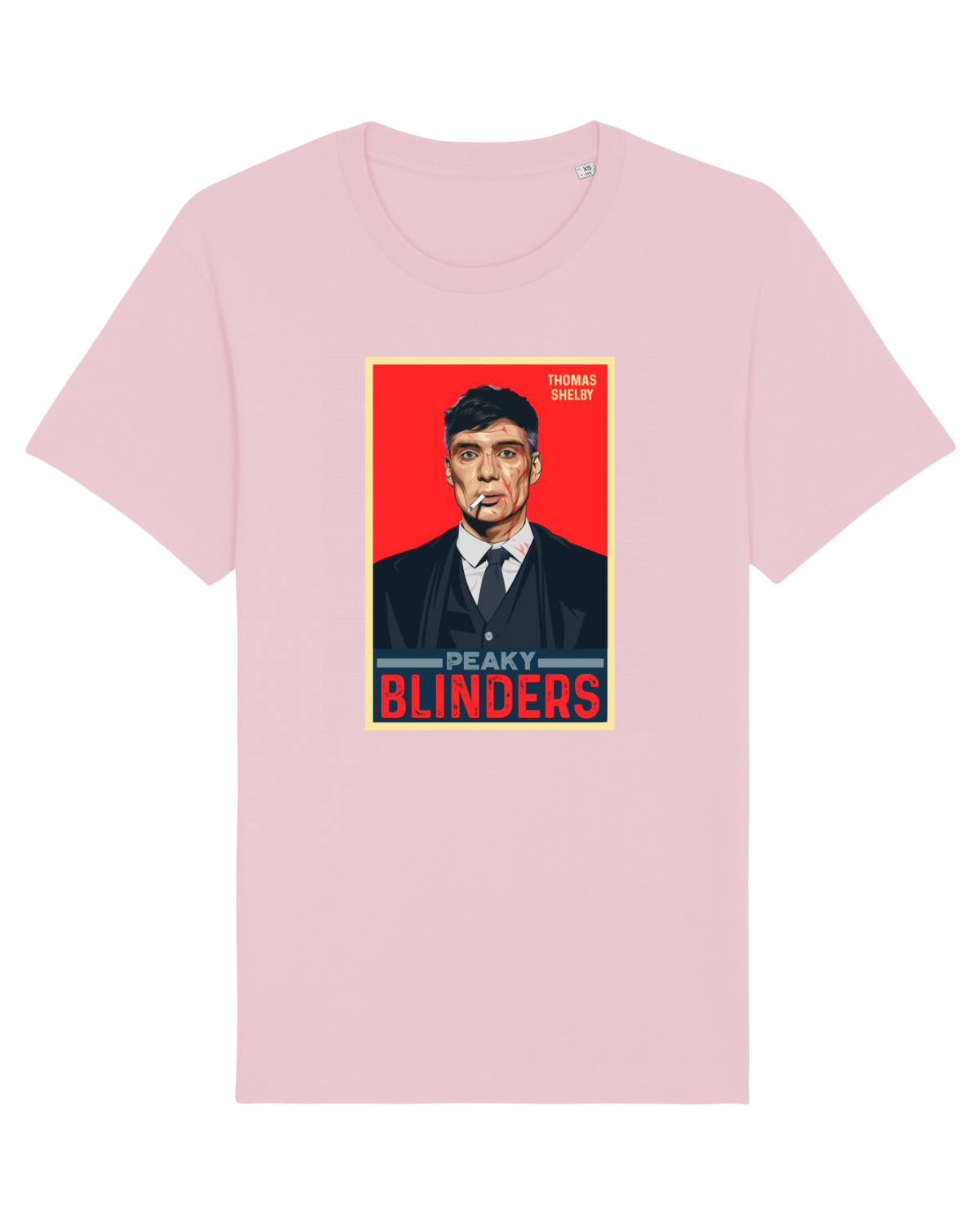 Tricou mânecă scurtă Unisex Rocker Cotton Pink