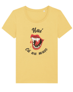 cu desene de Halloween - Hai ca nu musc Tricou mânecă scurtă guler larg fitted Damă Expresser