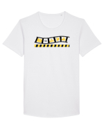 BDsm (la munte si la mare) #3 Tricou mânecă scurtă guler larg Bărbat Skater