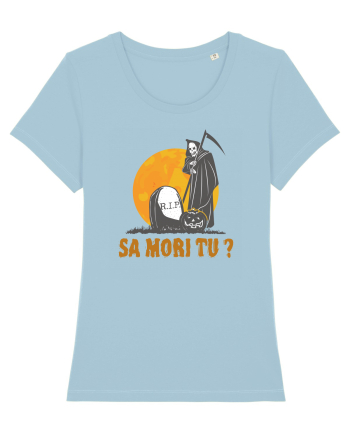 cu desene de Halloween - Sa mori tu ? Sky Blue