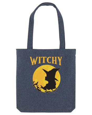 cu desene de Halloween - Witchy Midnight Blue