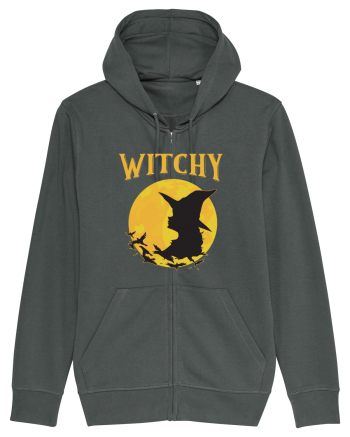 cu desene de Halloween - Witchy Anthracite